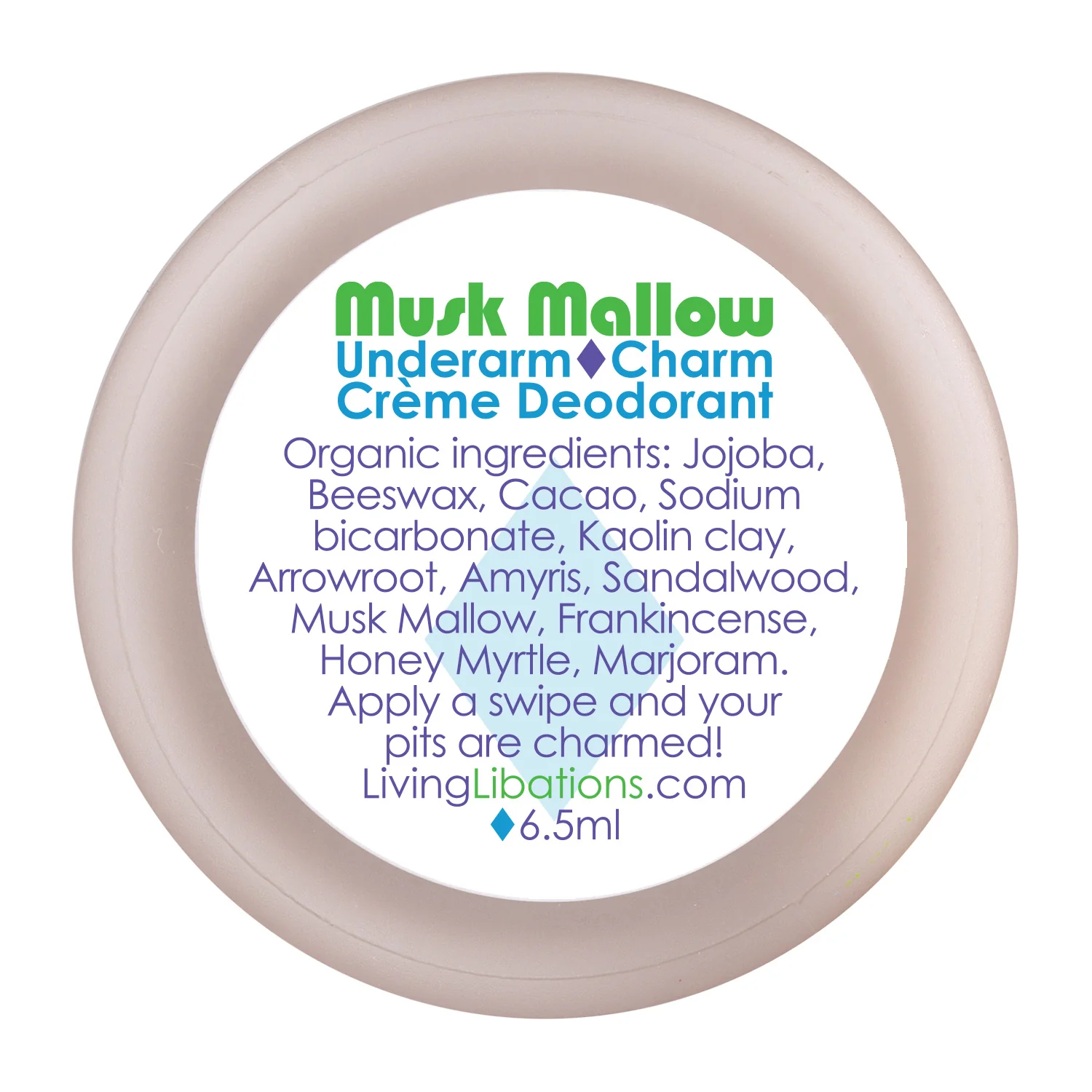 Musk Mallow - Underarm Charm Crème Deodorant - Image 2