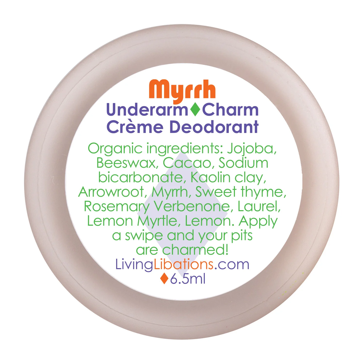 Myrrh - Underarm Charm Crème Deodorant - Image 2